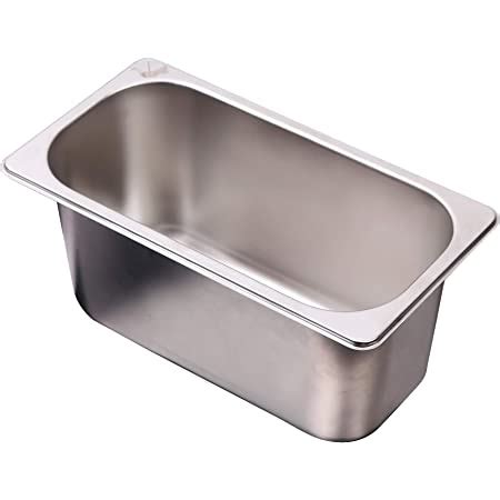 Sas Stainless Steel Gastronorm Gn Pan Inch Mm Deep With Lid