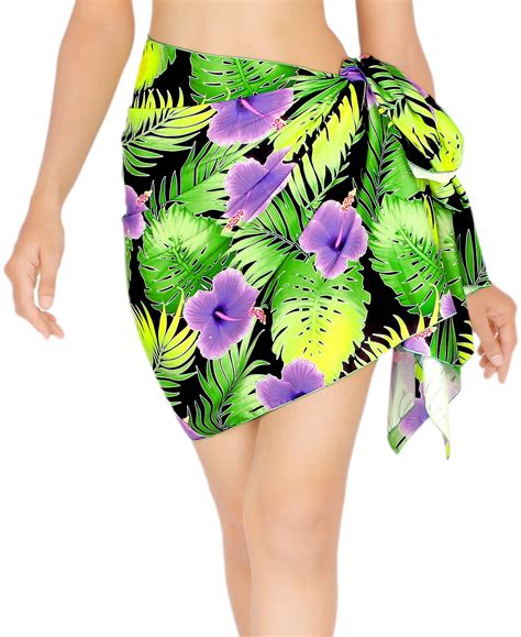 Happy Bay Women S Beachwear Summer Pareo Bikini Beach Wraps Skirt Mini Sarong Coverups Swimwear