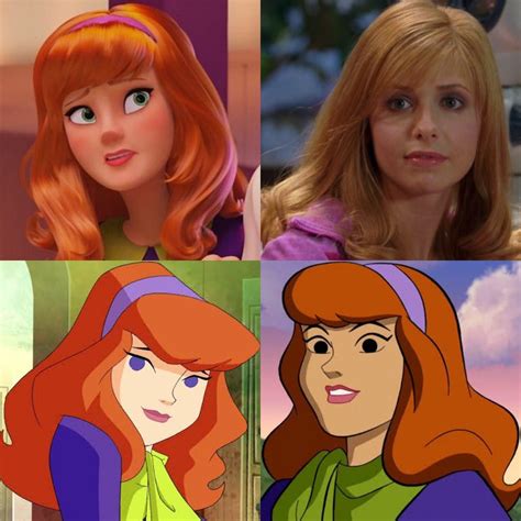 Different Adaptions of Daphne : r/Scoobydoo