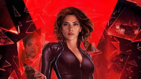 Black Widow First Female Avenger 4K wallpaper download