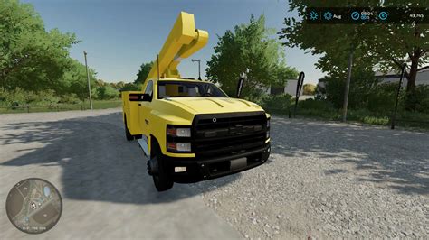 Chevy Bucket Truck V1 0 FS22 Mod Farming Simulator 22 Mod