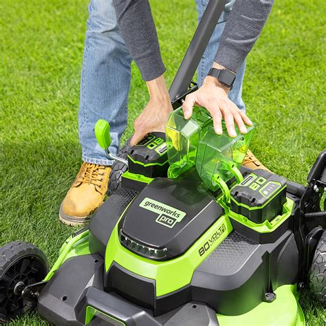 Greenworks Volt Dual Blade Cordless Self Propelled Lawn Mower