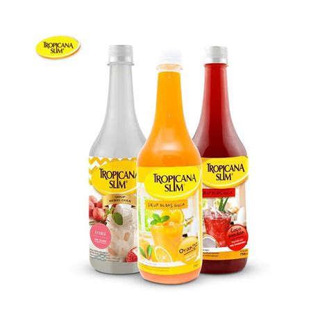 Jual Tropicana Slim Syrup Series Botol 750ml Shopee Indonesia