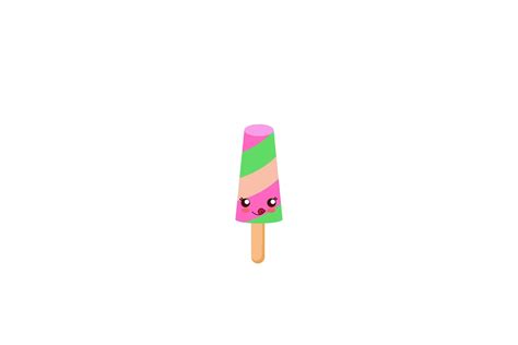 Kawaii Spiral Ice Stick Icon Graphic By Samagata Creative Fabrica