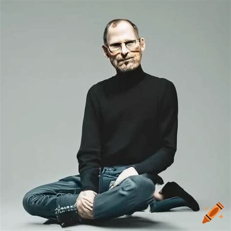 Inspiring Portrait Of Steve Jobs In A Minimalist Studio Setting On Craiyon