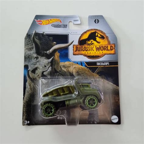 PROMO MURAH Hot Wheels HW Triceratops Hotwheels Character Cars Jurassic World Dominion