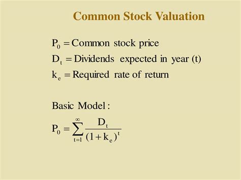 PPT Valuation And Rates Of Return Chapter 10 PowerPoint