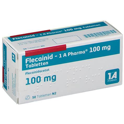 Flecainid 1A Pharma 100Mg 50 St Mit Dem E Rezept Kaufen Shop Apotheke