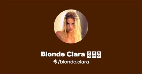 Blonde Clara Find Blonde Clara Onlyfans Linktree