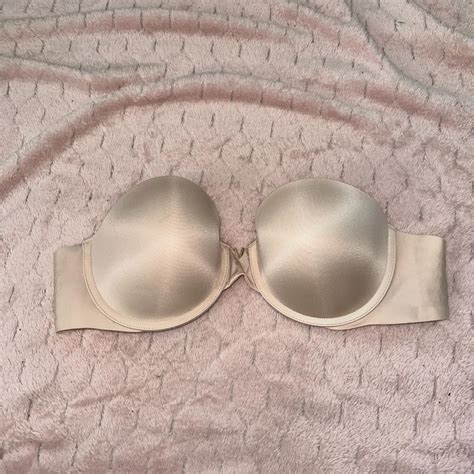 Victorias Secret Nude Strapless Bra Fairy Girly Depop