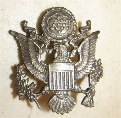 Sold Price Antique WWII Eagle E Pluribus Unum Lapel Hat Pin Military