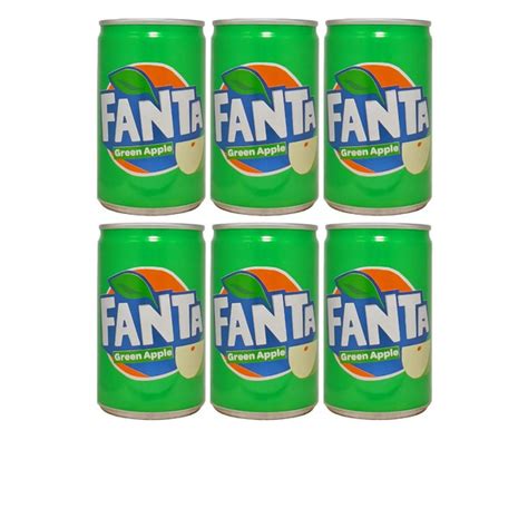 Газировка Fanta Зеленое Яблоко Набор 6 шт по 150 мл Вьетнам - купить с ...