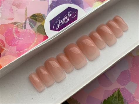 Nude And Natural Ombre Reusable Hard Gel Not Polish Etsy