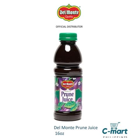 Del Monte Prune Juice 16oz Lazada Ph