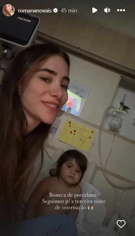 Filha Ca Ula De Alok E Romana Novais Internada