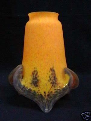 Vintage Glass Art De France Tulip Lamp Shade