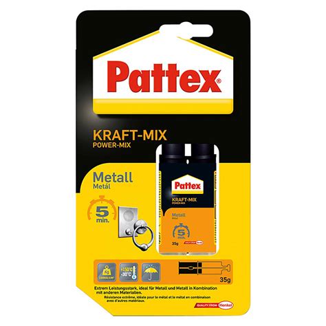 Pattex Kraft Mix Komponenten Kleber Metall Ml Bauhaus