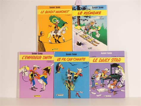 Morris Lucky Luke 5 Albums L Empereur Smith Le Fil Qui Chante