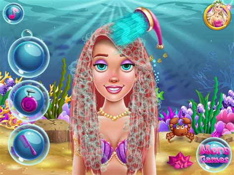 Little Mermaid Hair Salon Play Online On Flash Museum 🕹️