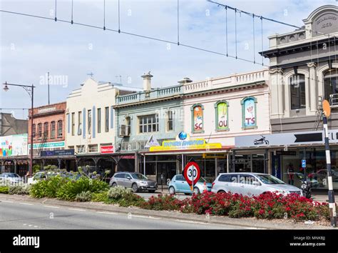 new zealand invercargill New Zealand South Island woodlands-invercargill highway shopping street ...