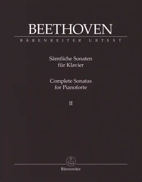 S Mtliche Sonaten F R Klavier Ii Von Ludwig Van Beethoven Im Stretta