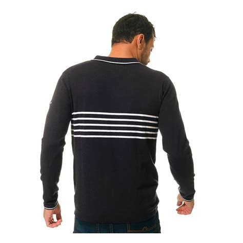 Teodore Polo Homme Bleu Marin Et Blanc