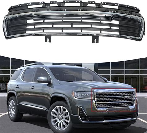 PET U Front Lower Bumper Grille ABS Plastic Grill For 2021 2022 GMC