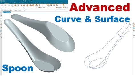 Siemens Nx Tutorials Advanced Curve Surface Design Spoon D