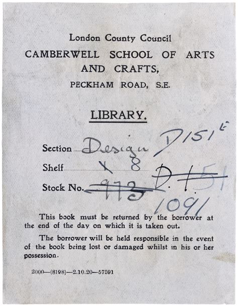 Camberwell College of Arts Library - All the Libraries in London