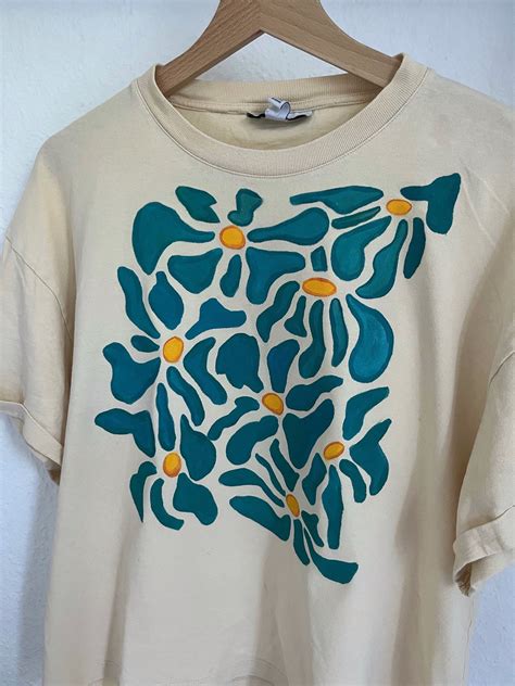 Custom Hand-Painted T-Shirt: Personalized Art Tee | Paint shirts, T