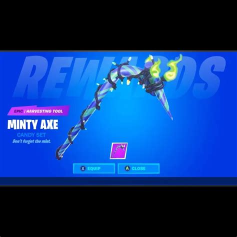 Code Fortnite Minty Pickaxe Fortnite Game Items Gameflip