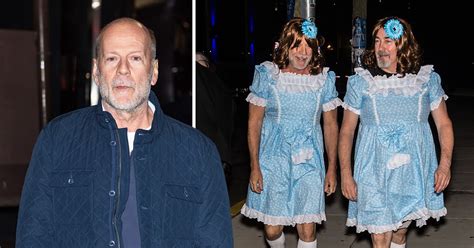 Bruce Willis Looks Epic As One Of The Shinings Grady Twins For