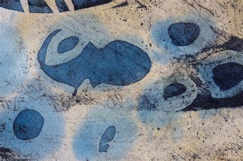 Drops Hot Batik Background Texture Handmade On Silk Stock Photo Image Of Craquelure Detail