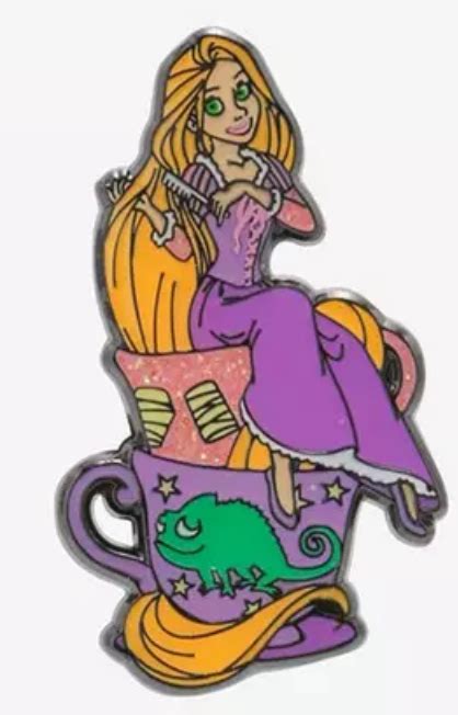 Rapunzel Hot Topic Disney Princess Tea Blind Box Loungefly Disney Pin