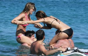 Maria Menounos Wearing A Bikini At A Beach In Greece LQ Tag