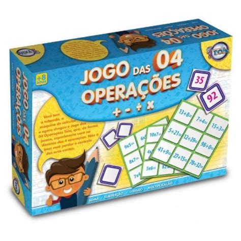 Jogo 4 Operações - Jogo 4 Operações Toia 12137..Esse jogo estimula o aprendizado das 4 ...