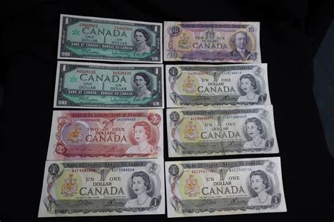 Lot Of Canadian Bank Notes Live And Online Auctions On