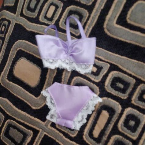 Barbie Lingerie Set Pieces Barbie Bra And Panties Purple Lavender