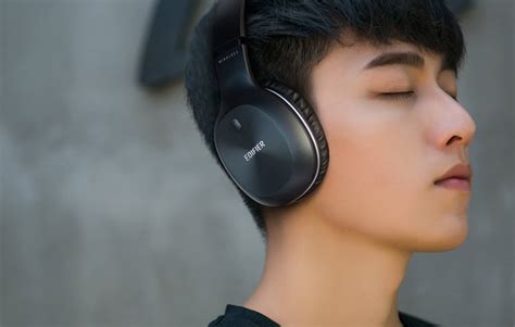 Edifier W800BT Plus Wireless Bluetooth 5.1 Over-Ear Headphones, Black