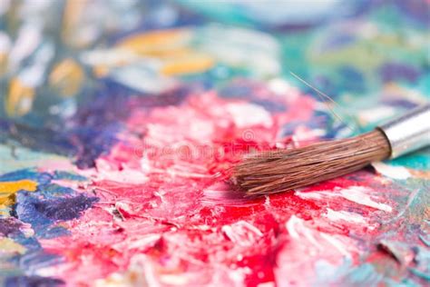 Artists Oil Paints Multicolored Stock Photo Image Of Background