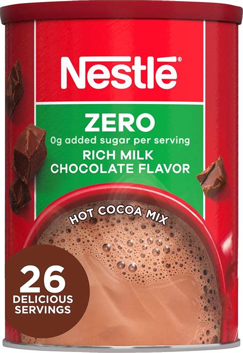 Nestle Hot Cocoa Mix Rich Milk Chocolate Flavour Fat Free Oz G Amazon Co Uk Grocery