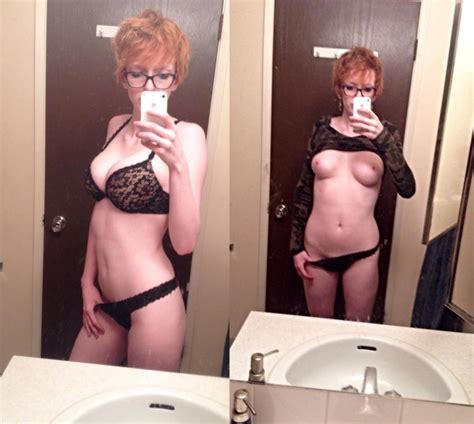 Nerdy Busty Red Head Porn Pic