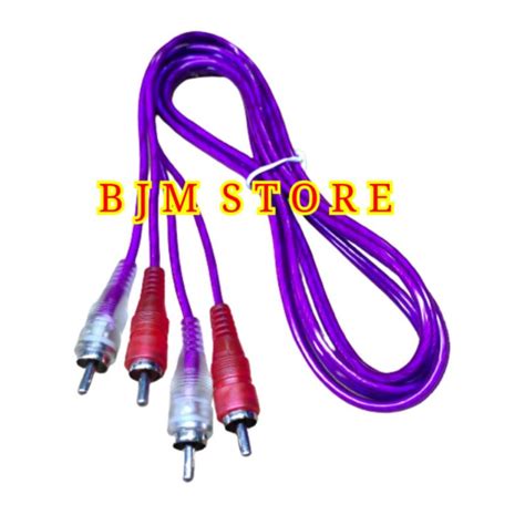 Jual Kabel RCA 2-2 Audio Transparan ( Kabel RCA 2R /1.5M ) | Shopee ...