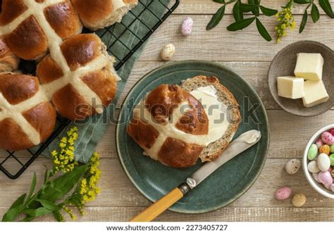 Hot Cross Buns Easter Eggs Photos And Images Shutterstock