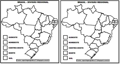 Mapa Do Brasil Divisão Politica - 6