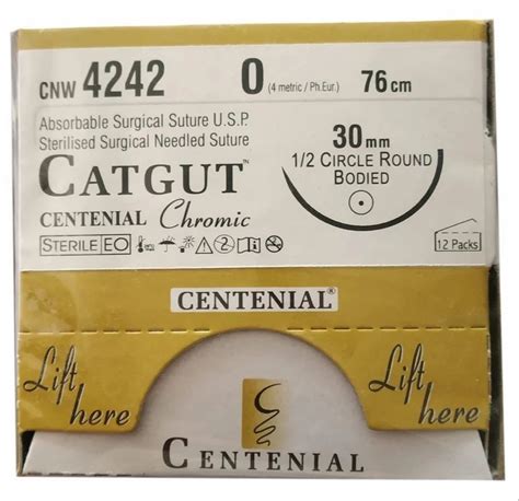 Chromic Catgut Suture 1 0 At ₹ 100box In Nagpur Id 2854772901912
