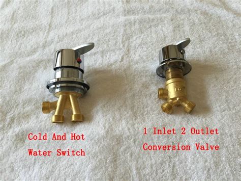 Types Cold And Hot Water Switch Conversion Valve Interfaces Shower Room Mixing Valve