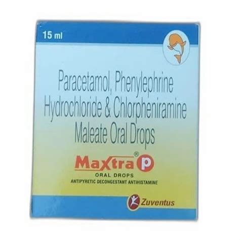 Maxtra P Paracetamol Phenylephrine Hydrochloride Chlorpheniramine