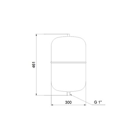 Grundfos GT-H 24 Litre Vertical Expansion Vessel - 10 Bar | Complete ...
