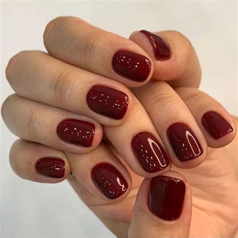 Dark Cherry Red Nails Ideas Add A Touch Of Glamour To Your Style